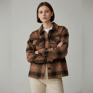 BB Dakota By Steve Madden Women's Button Down Boxy Shacket